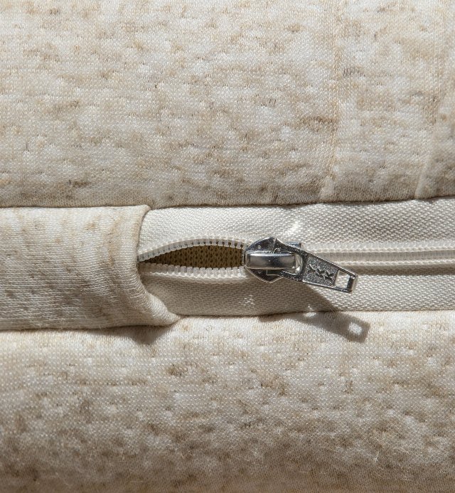 Funda de colchón para bebé Cocolatex® con acolchado de lana ecológica
