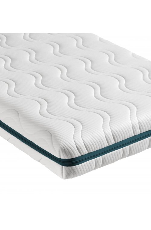 Housse de matelas bébé 60x120cm - 70x140cm Cocolatex® avec ouatinage laine biologique