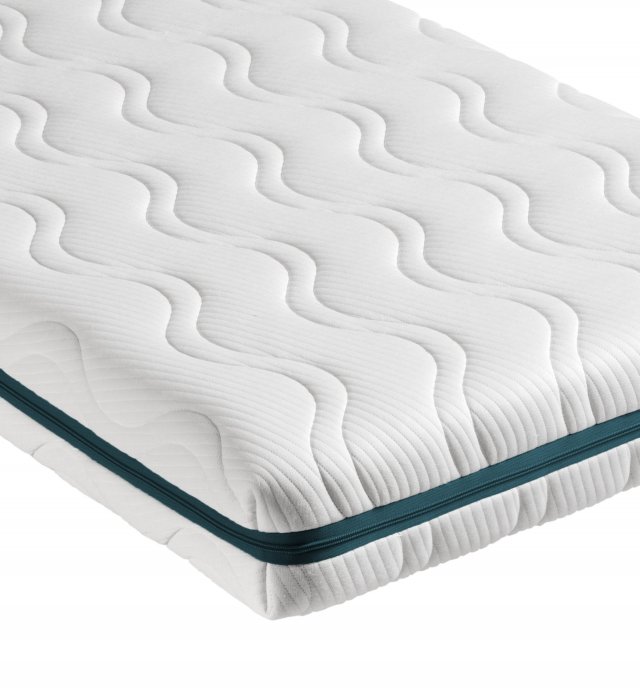 Housse de matelas bébé 60x120cm - 70x140cm Cocolatex® avec ouatinage laine biologique