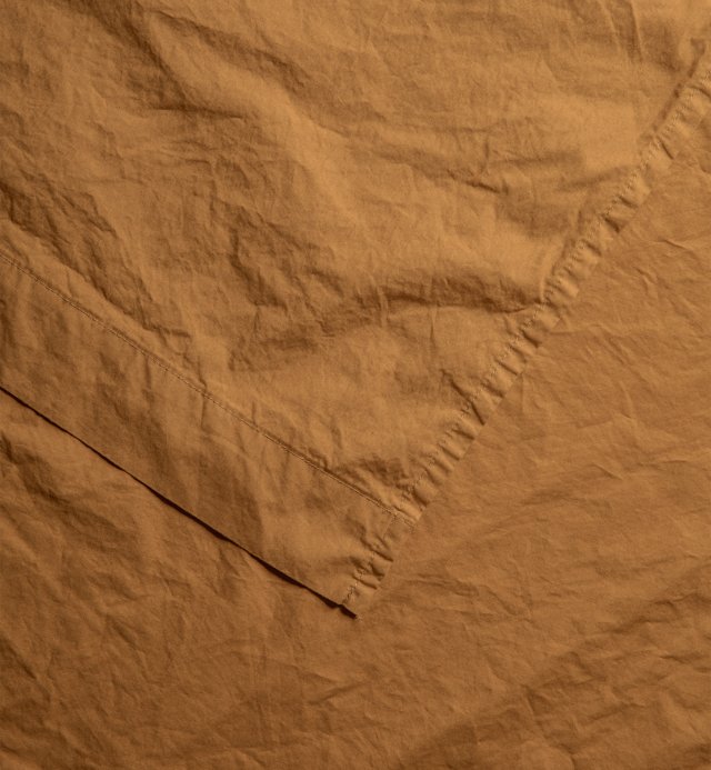 Flachbettlaken für 1 Person aus gewaschenem Bio-Baumwoll-Perkal 240x300 cm