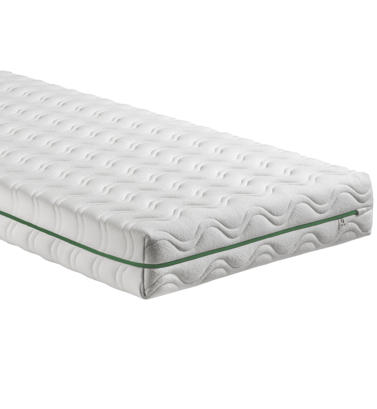 Aloe R children's mattress in recycled polyester fabric available in 90x190cm and 90x200cm sizes