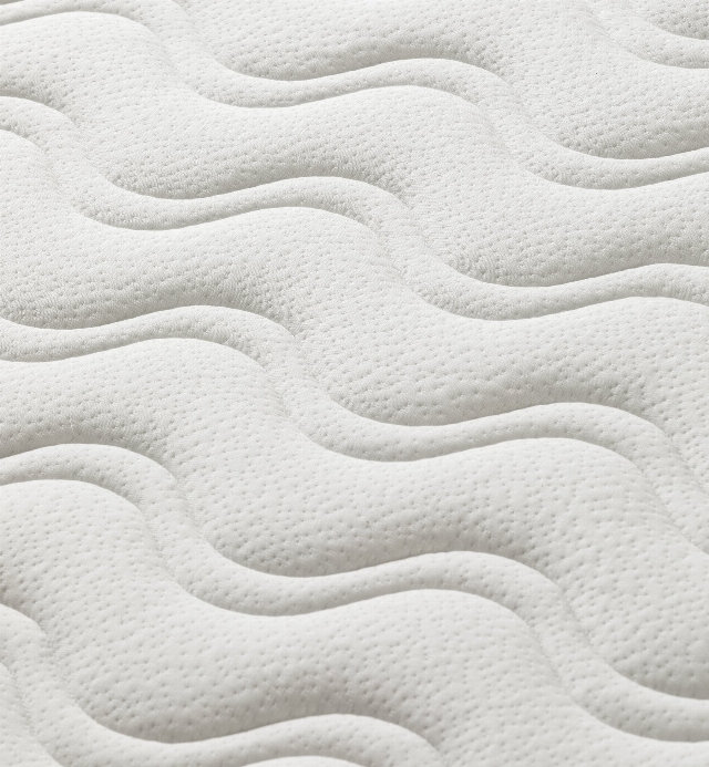 Materasso per bambini Aloe R in tessuto di poliestere riciclato, disponibile nei formati 90x190cm e 90x200cm
