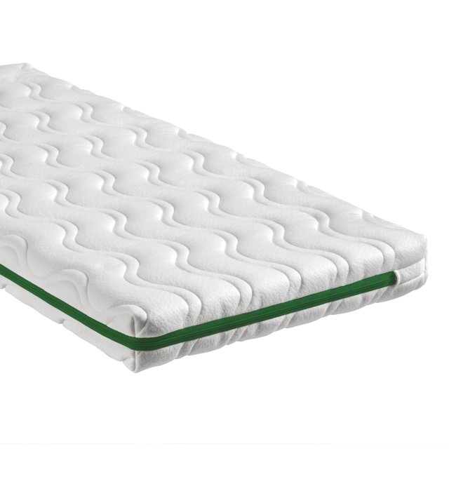 Aloe R baby mattress in recycled polyester fabric, available in 60x120 70x140