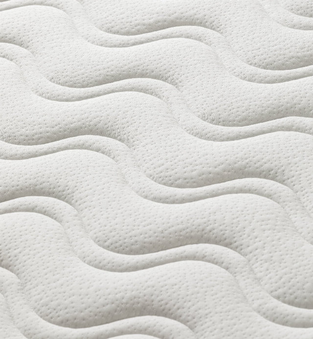 Aloe R baby mattress in recycled polyester fabric, available in 60x120 70x140