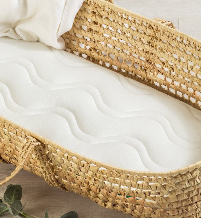 Crib/landau mattress cover %size Aloe R
