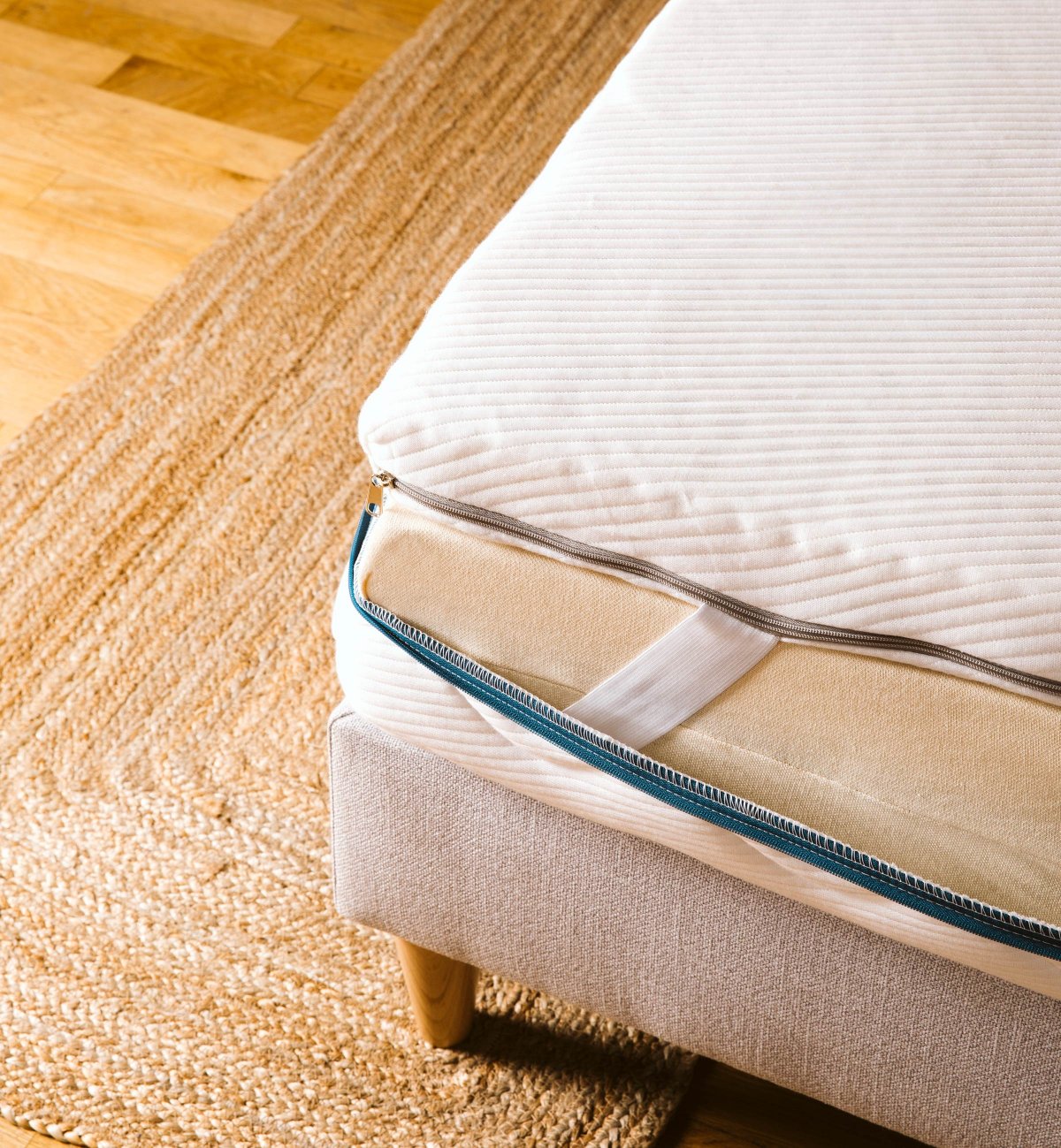 Adult mattress %size cocovario in coconut fibre and latex with a choice of comfort options