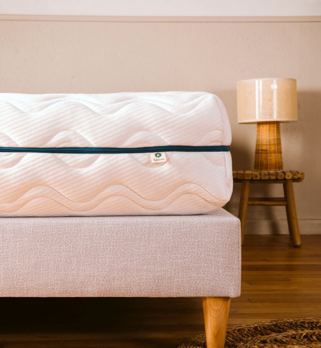 Adult mattress %size cocovario in coconut fibre and latex with a choice of comfort options