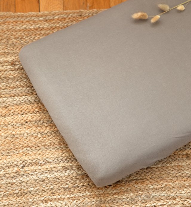 Drap housse bébé couleurs unies - Coton Bio - Pour berceau