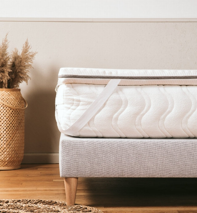Matratzenauflage aus Naturlatex für Doppelbetten, eine ideale Lösung, um den Komfort Ihrer Matratze zu steigern