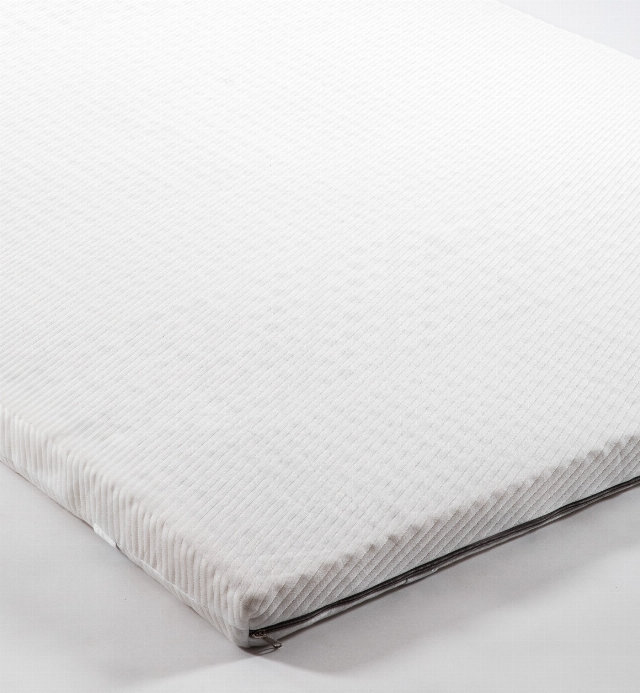 Natural latex mattress topper for double beds, the ideal solution for boosting the comfort of your mattress