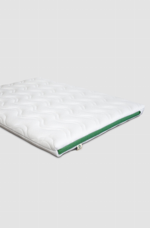 Aloe R park mattress in recycled fibres, fully removable cover 95x75x5 cm