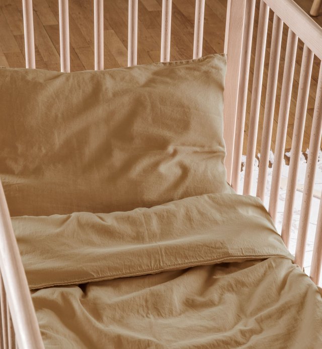 Crib sheet - satin Organic Cotton - 60x120cm - 70x140cm - 4 colors