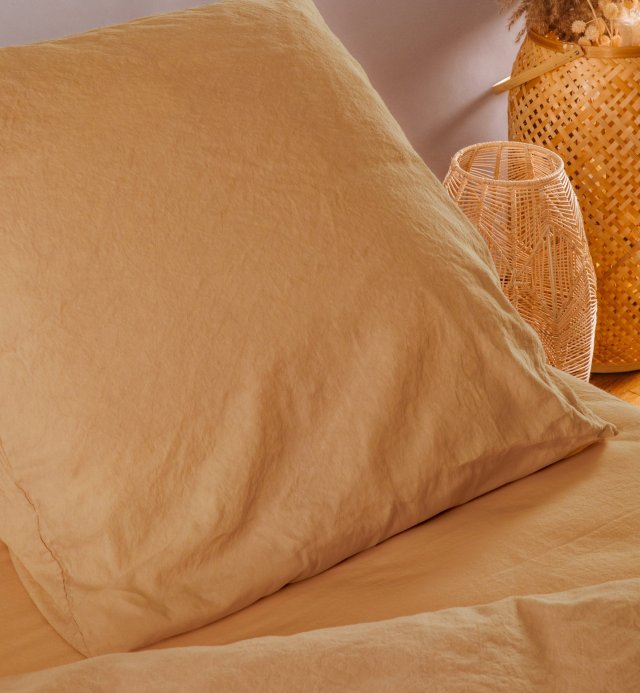 Pillowcase - satin Organic Cotton - 40x60cm - 50x70cm - 60x60cm 4 colors