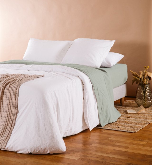 Kissenbezug - Satin Bio-Baumwolle - 40x60cm - 50x70cm - 60x60cm 7 Farben