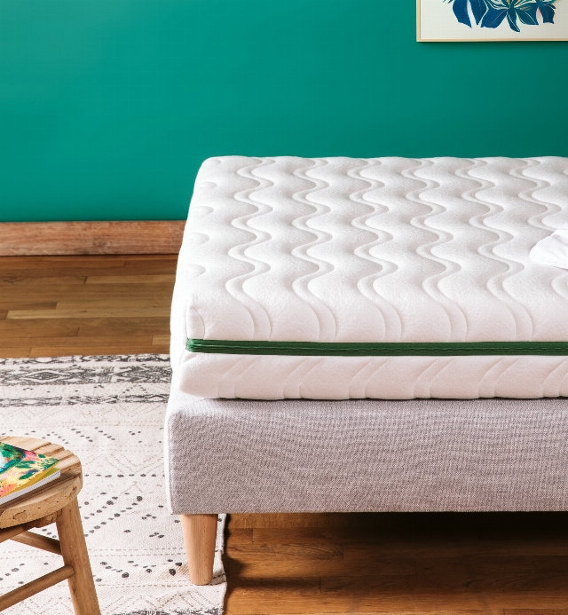 Aloe R children's mattress in recycled polyester fabric available in 90x190cm and 90x200cm sizes