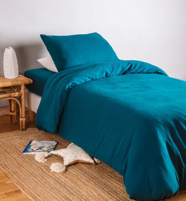 Bettdeckenbezug aus 100% Bio-Baumwolle 140x200cm GOTS 80fils zertifiziert