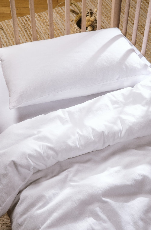 Funda de almohada 100% algodón orgánico, colores a elegir 60x60 - 50x70 - 40x60