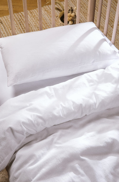 Taie d'oreiller 100% Coton Bio couleurs aux choix 60x60 - 50x70 - 40x60