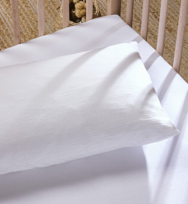 Fronha de almofada 100% algodão orgânico, escolha de cores 60x60 - 50x70 - 40x60