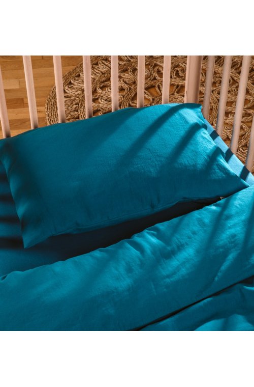 100% biologisch katoenen kussensloop, keuze uit kleuren 60x60 - 50x70 - 40x60