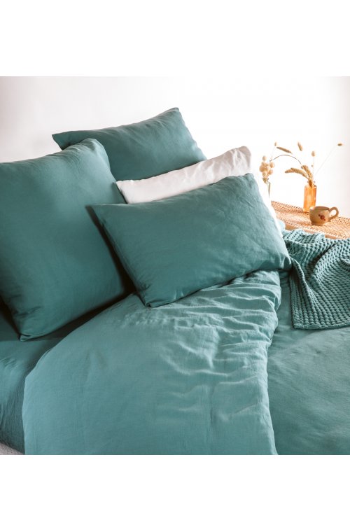 Taie d'oreiller 100% Coton Bio couleurs aux choix 60x60 - 50x70 - 40x60