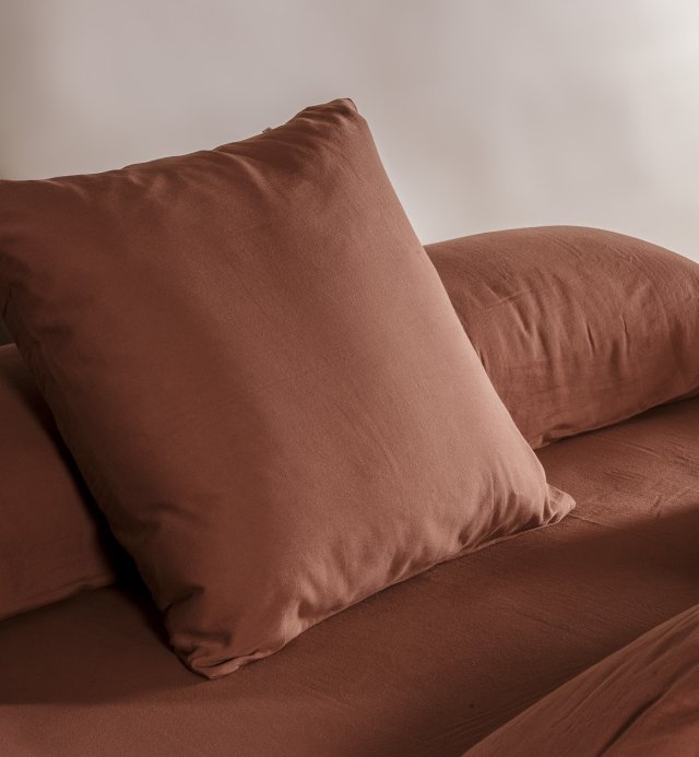 Kopfkissenbezug aus 100% Bio-Baumwolle Farben zur Auswahl 60x60 - 50x70 - 40x60