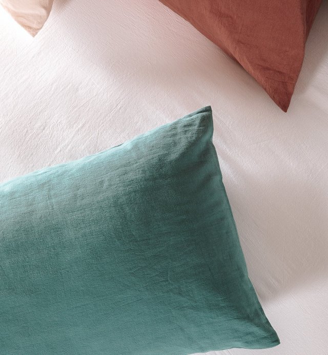 100% organic cotton bolster cover, choice of colors 40x90 - 40x140 - 40x160