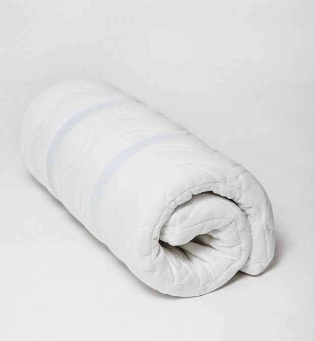Aloe Vera rolled travel mattress for baby 60x120cm