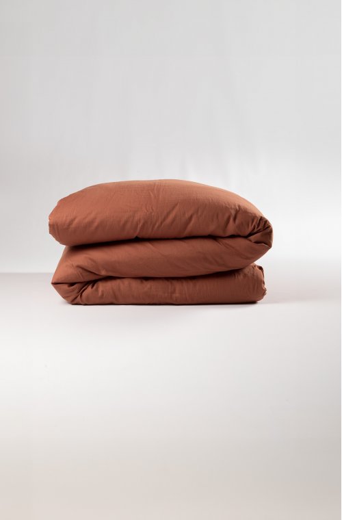 Unifarbener Bettdeckenbezug für Babys - 100% Bio-Baumwolle 100x140cm - 75x120cm - 140x150cm