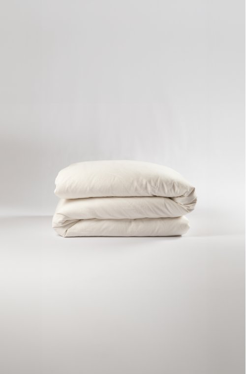 Unifarbener Bettdeckenbezug für Babys - 100% Bio-Baumwolle 100x140cm - 75x120cm - 140x150cm