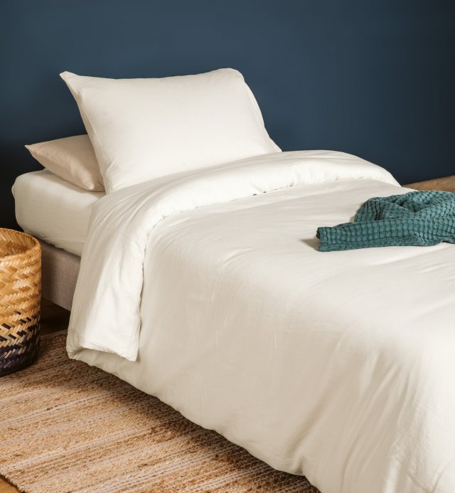 Pillowcase 100% Organic Cotton choice of colors 60x60 - 50x70 - 40x60