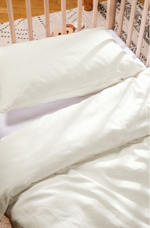Taie d'oreiller 100% Coton Bio couleurs aux choix 60x60 - 50x70 - 40x60