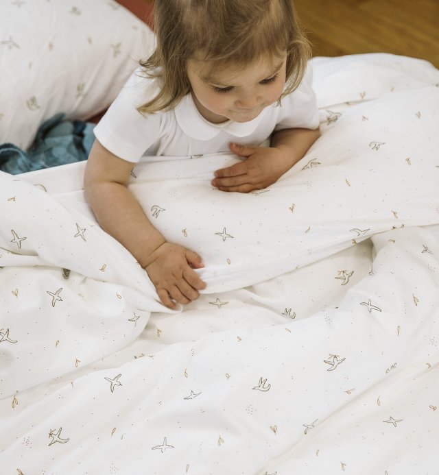 Bettdeckenbezug aus Bio-Baumwolle für Einzelbett Envolée 140x200cm
