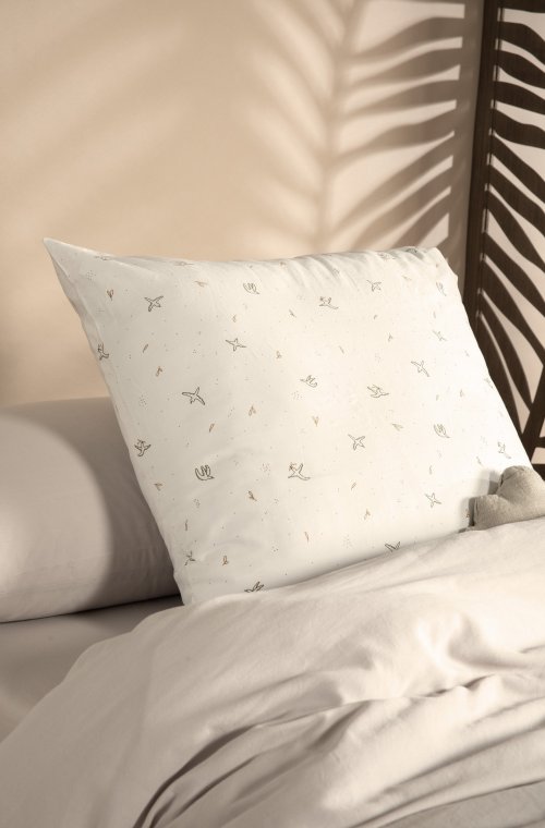 Funda de almohada de algodón organico L'envolée