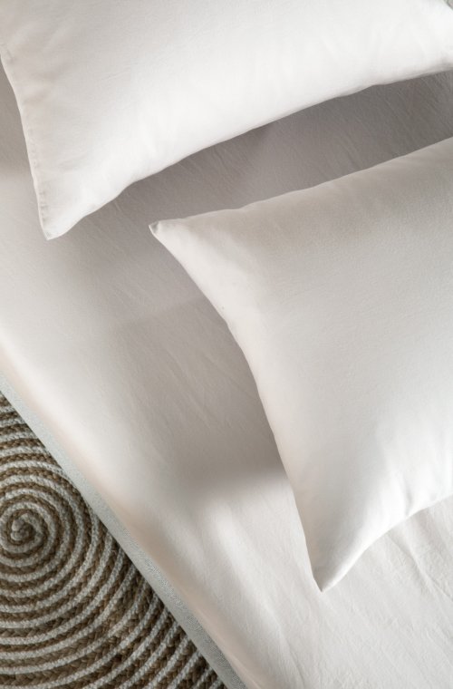 Pillowcase 100% Organic Cotton choice of colors 60x60 - 50x70 - 40x60