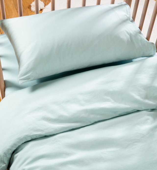 Effen Baby Dekbedovertrek - 100% Organisch Katoen 100x140cm - 75x120cm - 140x150cm