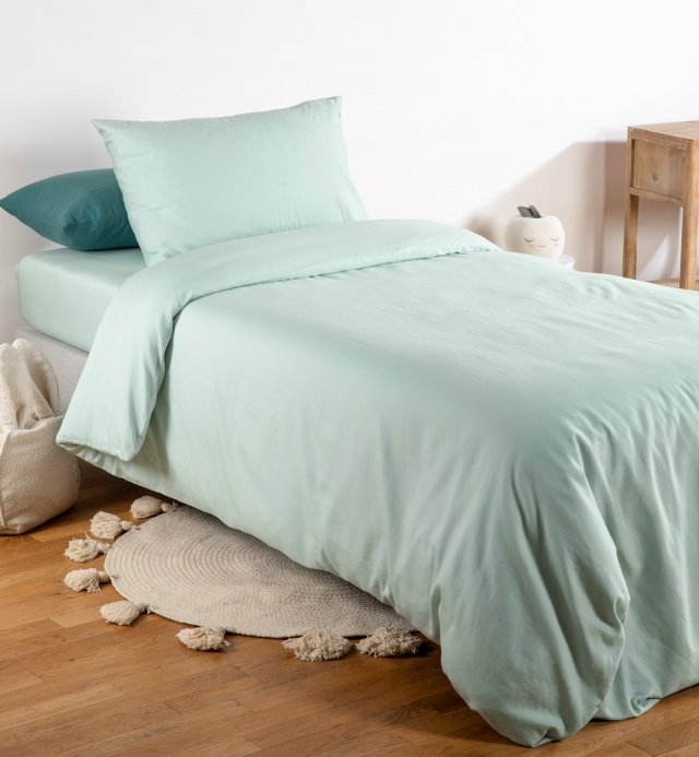 Bettdeckenbezug aus 100% Bio-Baumwolle 140x200cm GOTS-zertifiziert 80fädig