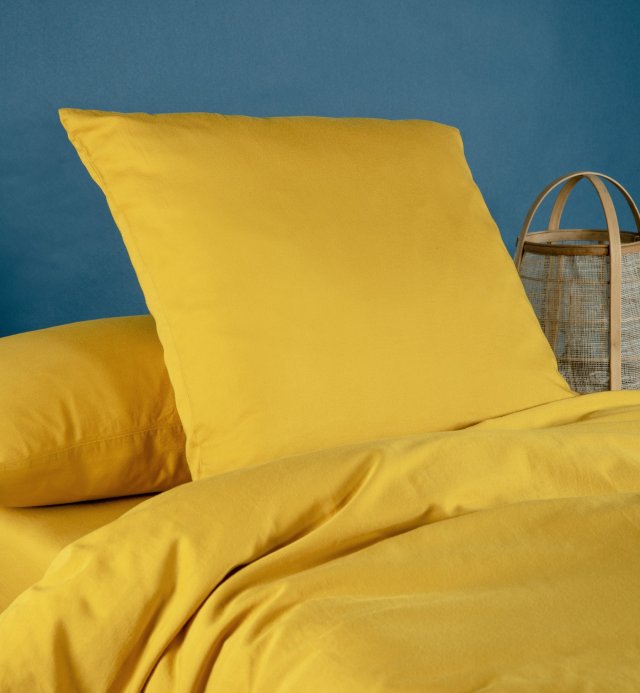 Pillowcase 100% Organic Cotton choice of colors 60x60 - 50x70 - 40x60