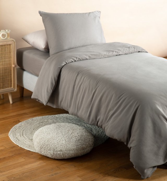 Funda de almohada 100% algodón orgánico, colores a elegir 60x60 - 50x70 - 40x60
