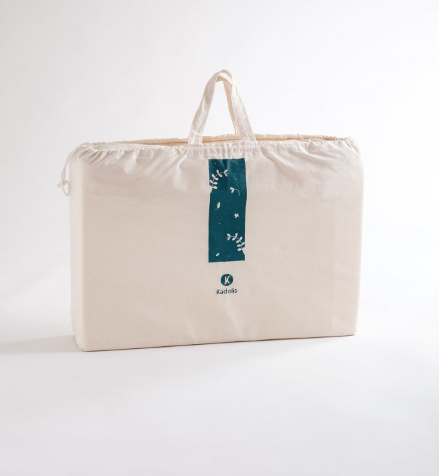 Colchón plegable para bebés 60x120 con bolsa de transporte de tela
