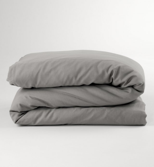 Unifarbener Bettdeckenbezug für Babys - 100% Bio-Baumwolle 100x140cm - 75x120cm - 140x150cm