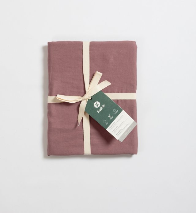 Copripiumino 100% cotone biologico 140x200cm certificato GOTS 80 thread count