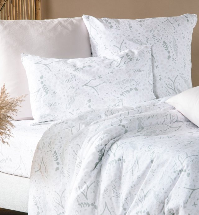 Funda de almohada algodón orgánico Yukari 60x60 - 50x70 - 40x60