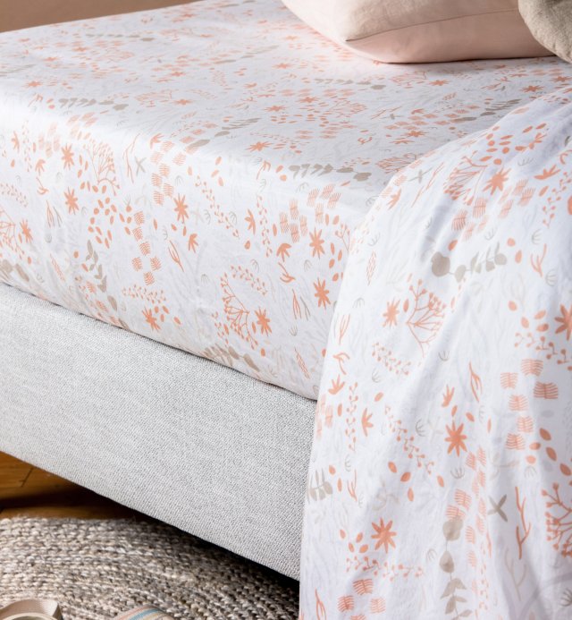Yukari douceur Lenzuolo bianco per neonati - Cotone organico - 120x180 cm