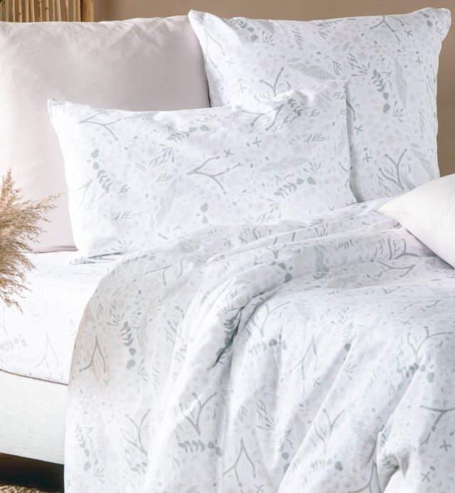 Housse de couette adulte 100% Coton Bio Yukari douceur 220x240 - 240x260cm