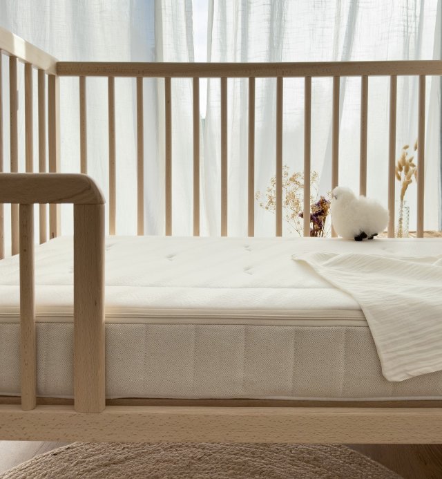 Colchón de cuna Chanvrenatura® con núcleo 100% natural - eco-responsable