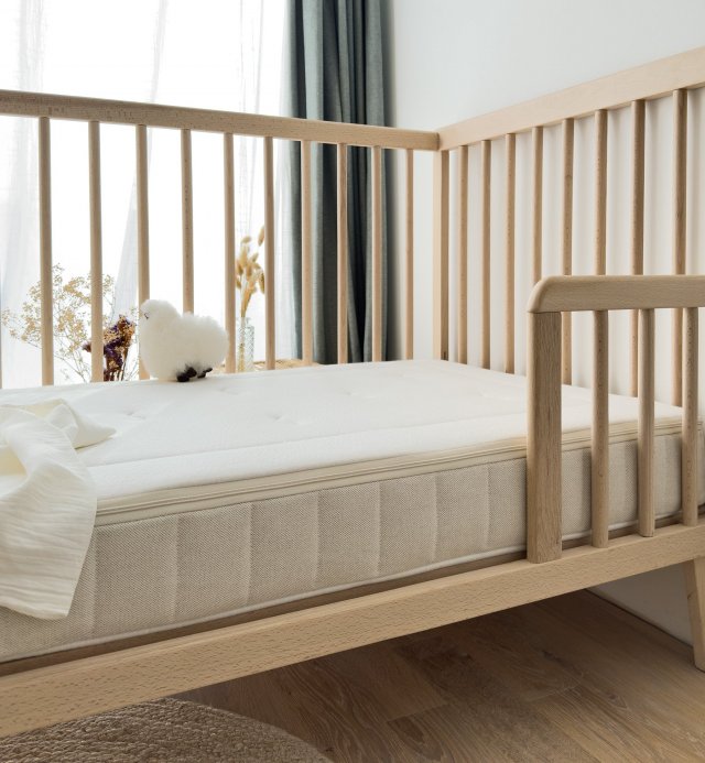 Colchón de cuna Chanvrenatura® con núcleo 100% natural - eco-responsable