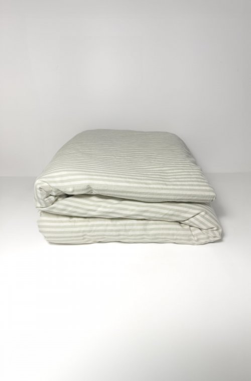 Comforter Cover Organic Cotton Percale Striped Adult 240X260cm 220x240cm