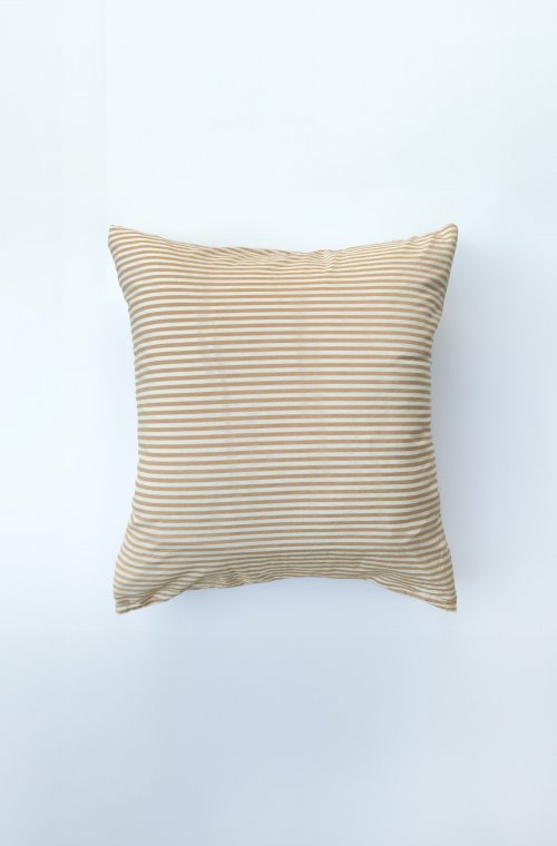 Fronha em percal de algodão orgânico às riscas tamanho 60x60cm 50x70cm 40x60cm