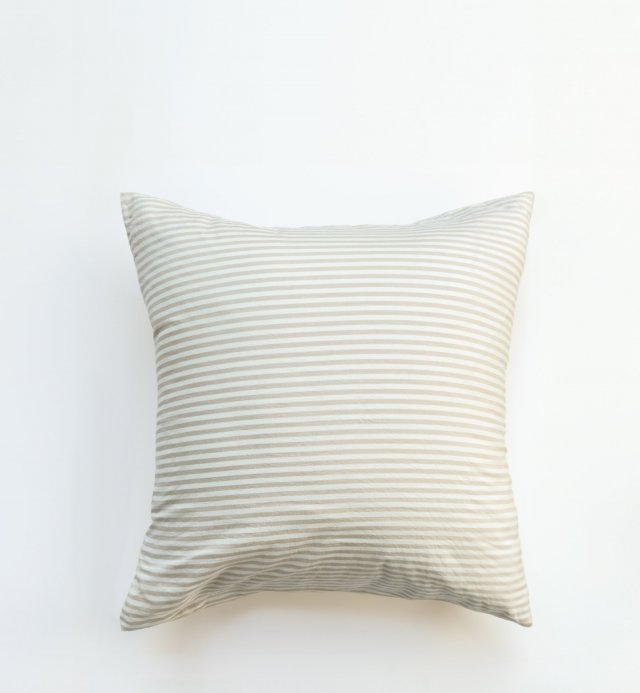 Kopfkissenbezug aus Bio-Baumwoll-Percale mit Streifen Größe 60x60cm 50x70cm 40x60cm
